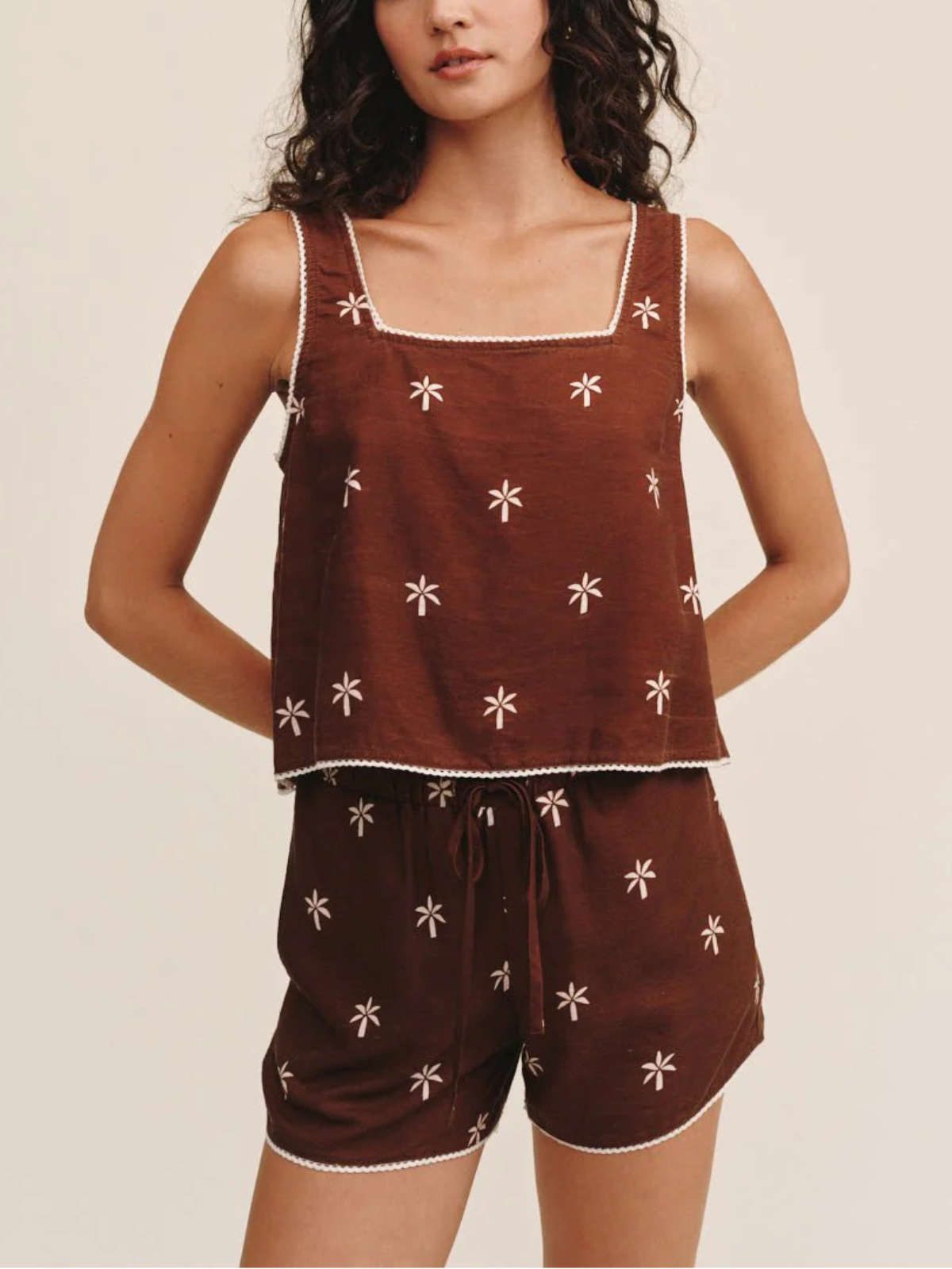 Bella Dahl Square Neck Trimmed Tank_B2458-K54-304
