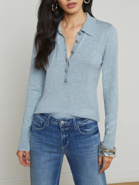 L'agence Sterling Collared Sweater