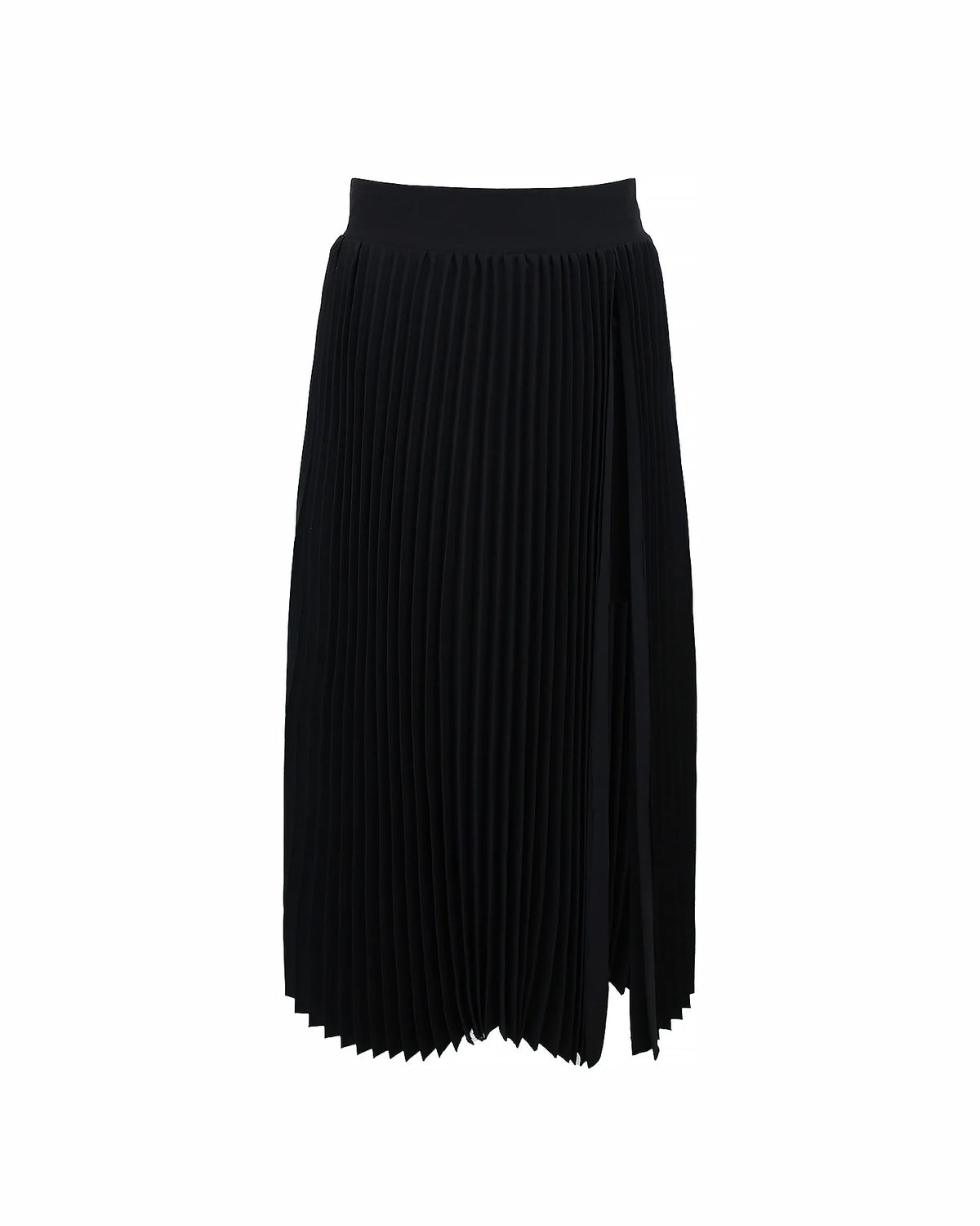 Theo Ts Atlas Pleated High Slit Skirt