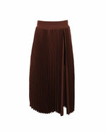 Theo Ts Atlas Pleated High Slit Skirt