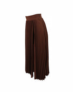 Theo Ts Atlas Pleated High Slit Skirt