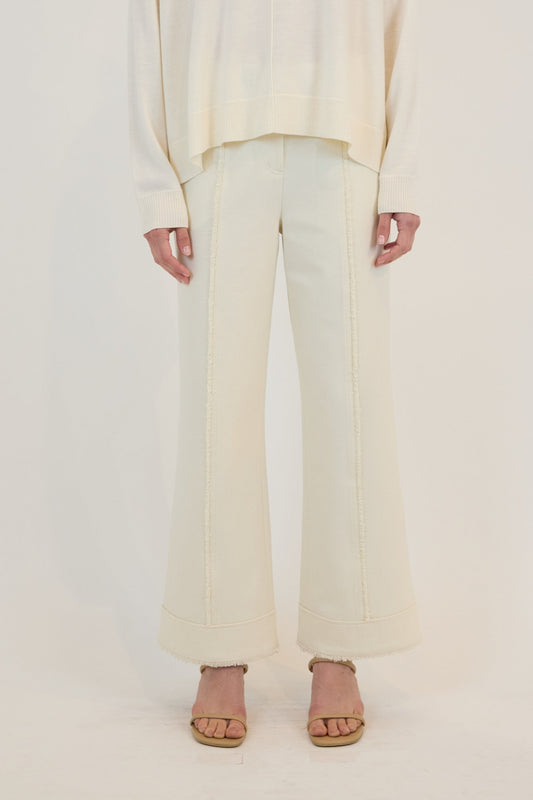 Simkhai Sully Wide Leg Cropped Pant