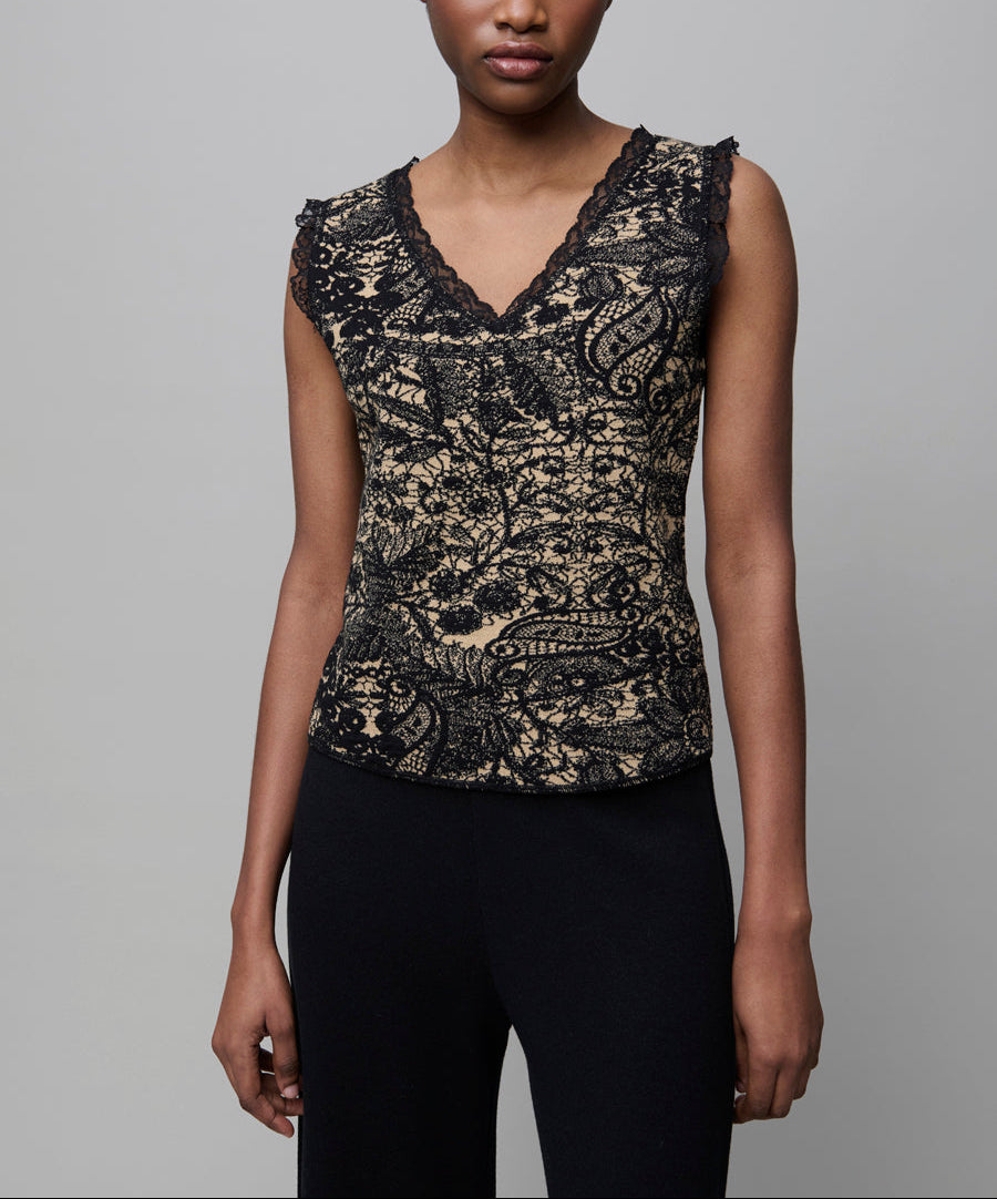 Aldo Martins Paisley Sleeveless Top
