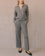 Bella Dahl Whip Stitch Straight Leg Pant