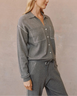 Bella Dahl Whip Stitch Dbl Pocket Sweater