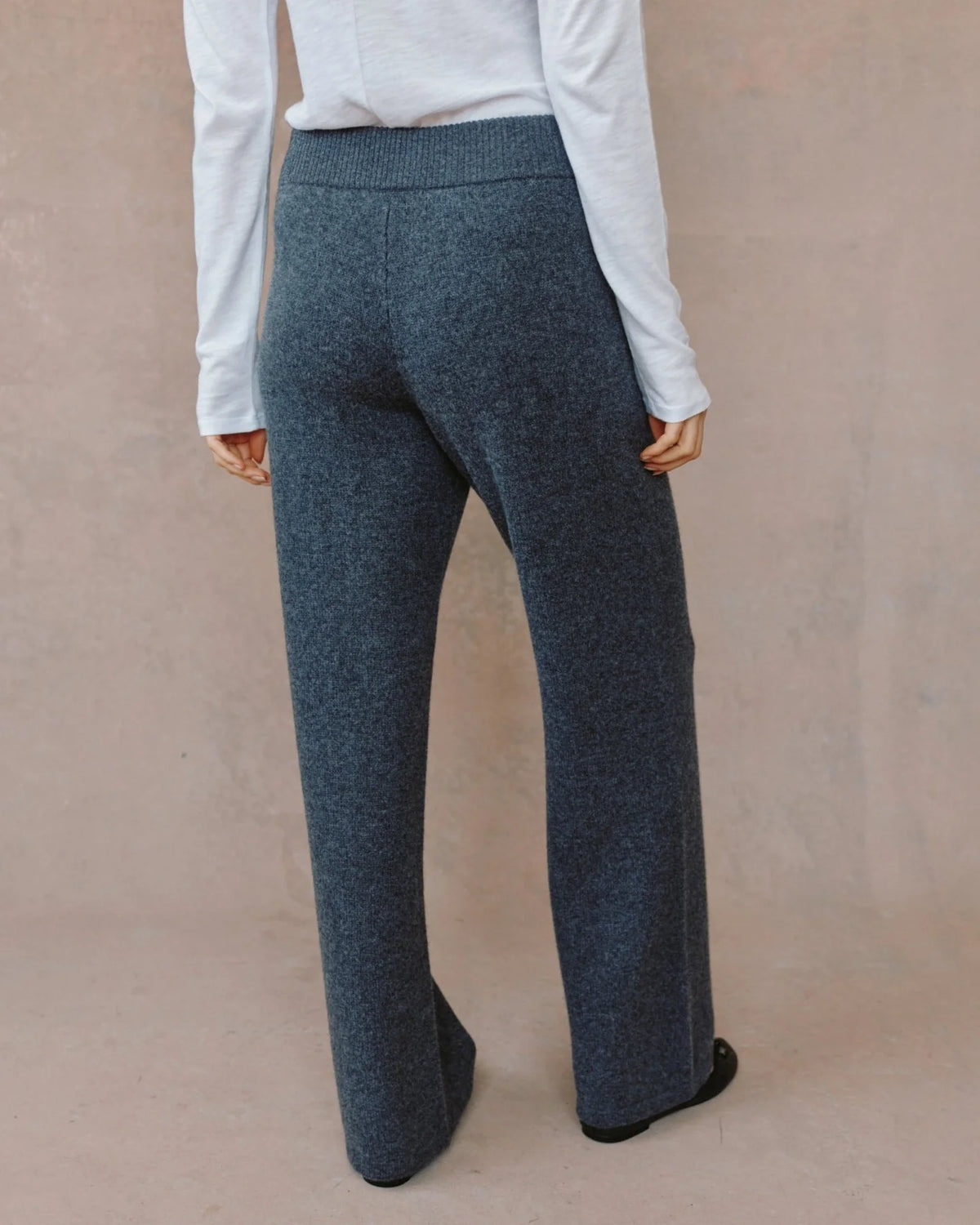 Bella Dahl Cashmere Blend Wide Leg Sweatpant