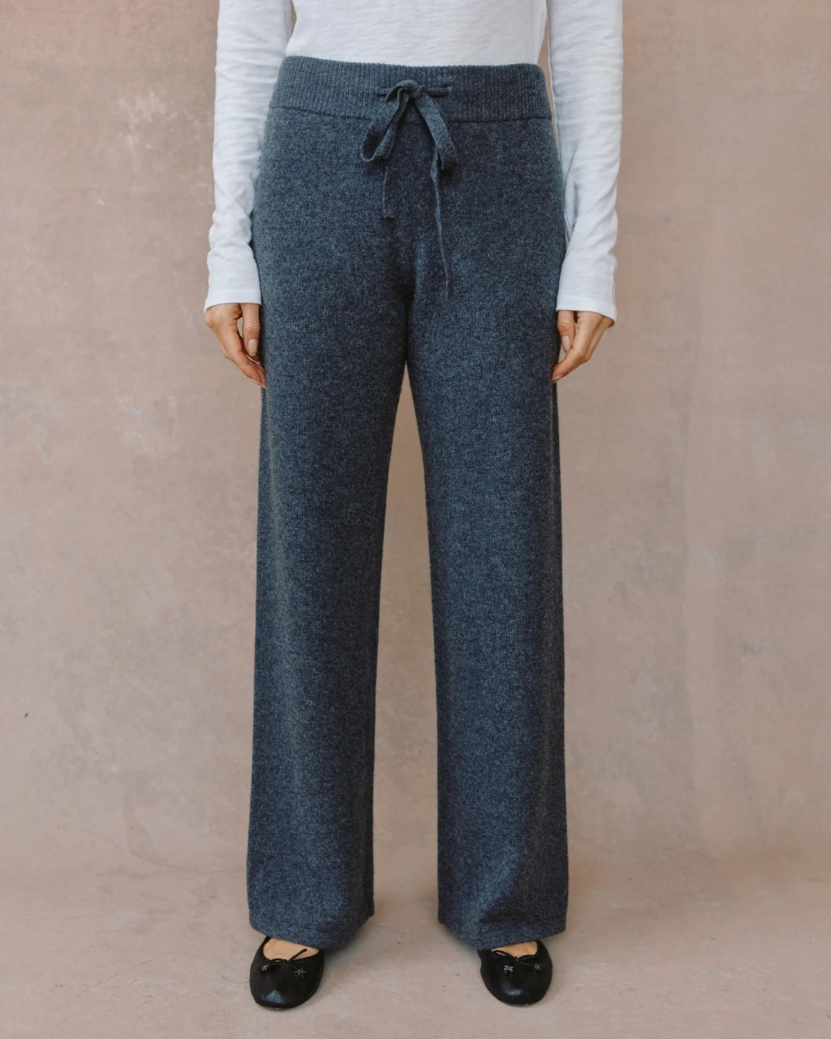 Bella Dahl Cashmere Blend Wide Leg Sweatpant