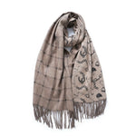 Roberta Bianca Reversible Cashmere Wrap