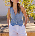 Bella Dahl Welt Pocket Vest