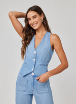 Bella Dahl Welt Pocket Vest