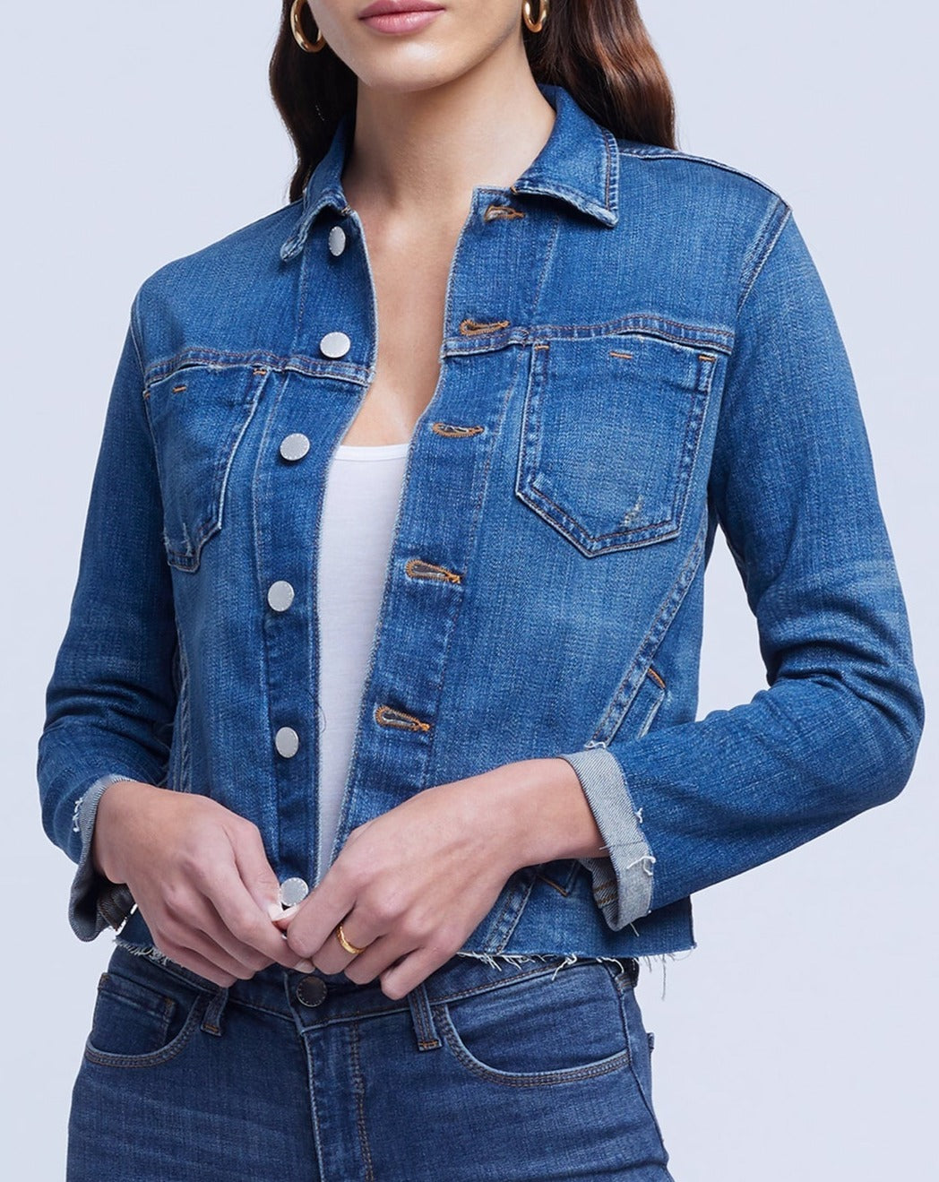 Lagence Janelle Slim Raw Jacket