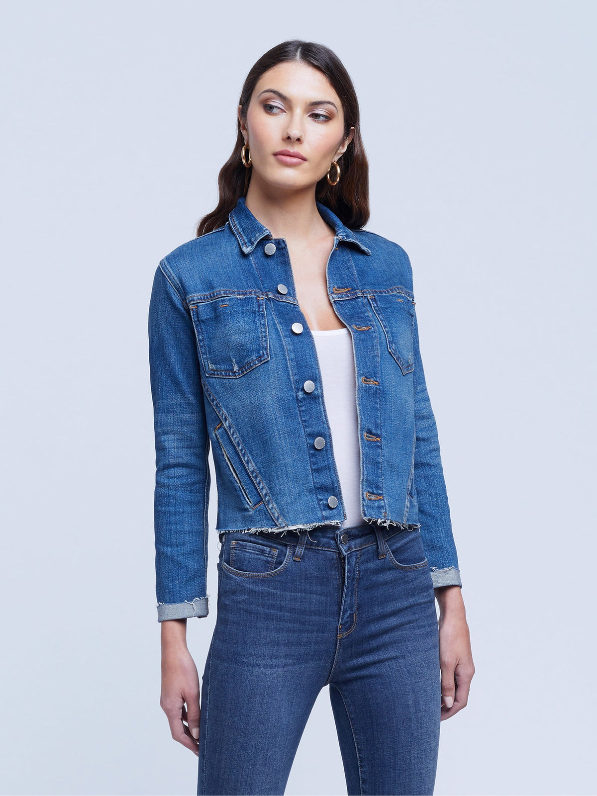 Lagence Janelle Slim Raw Jacket
