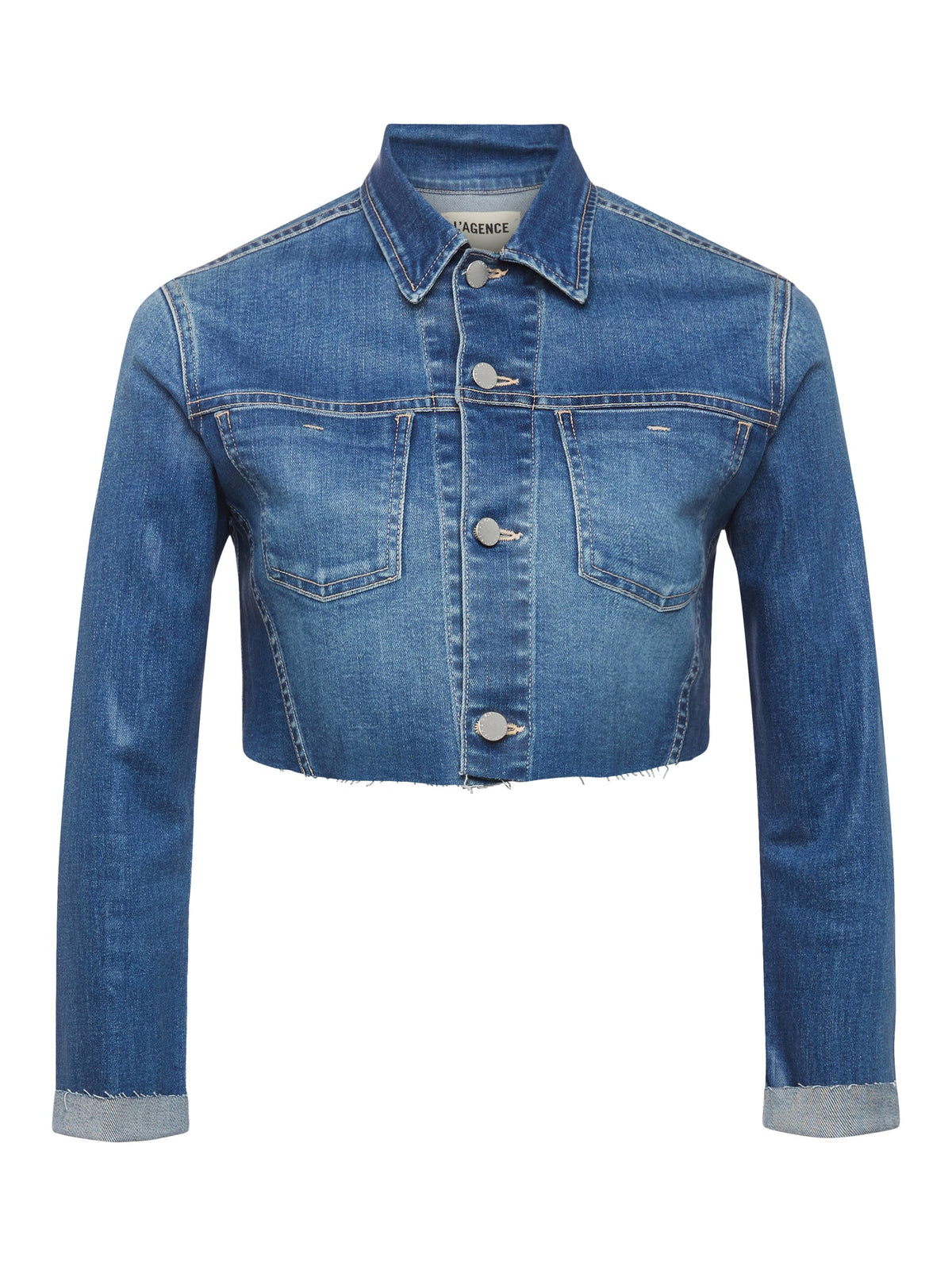 Lagence Wesley Crop Raw Jacket