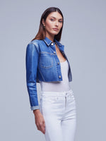 Lagence Wesley Crop Raw Jacket