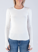 Margaret O'Leary Waffle Crew Top