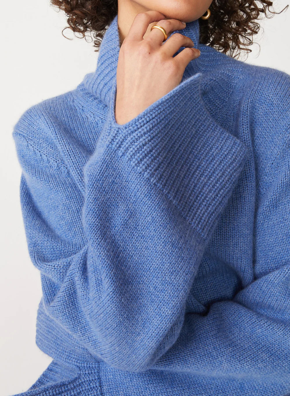 Cozy Cashmere Turtleneck Sweater - Shirts & Tops