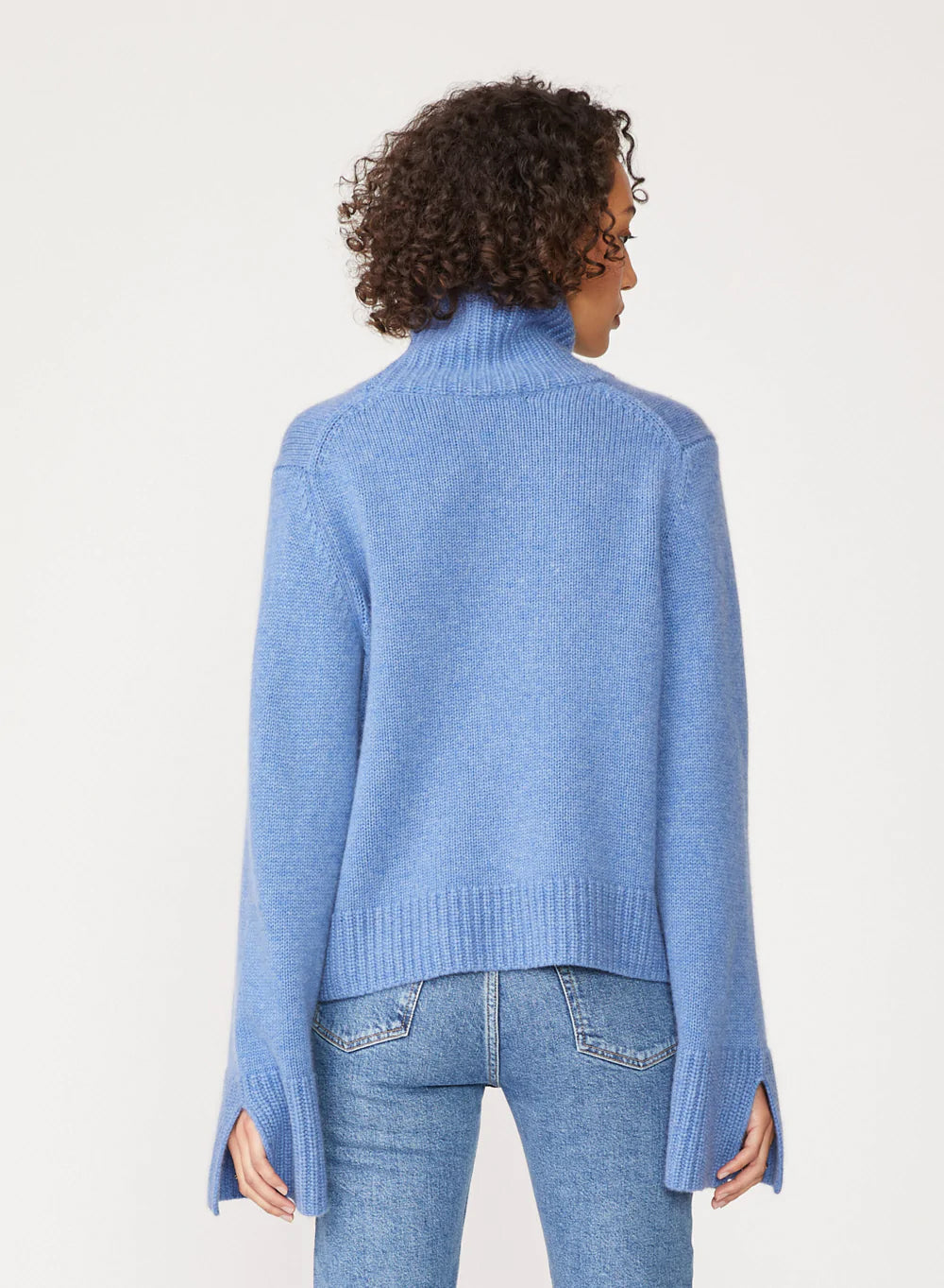 Cozy Cashmere Turtleneck Sweater - Shirts & Tops