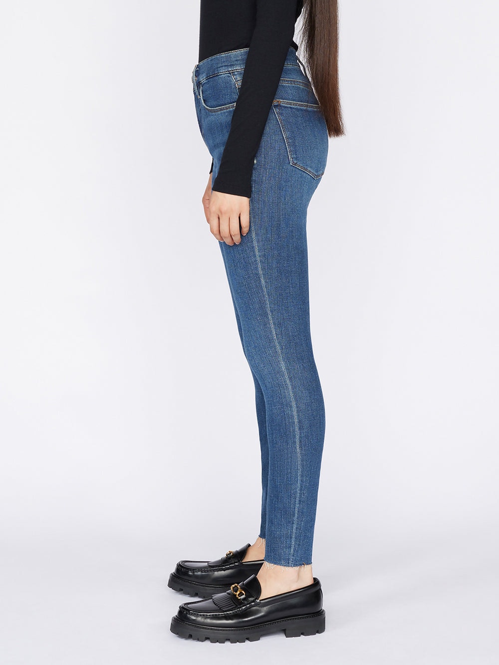 Le High Straight Raw Jean - Pants